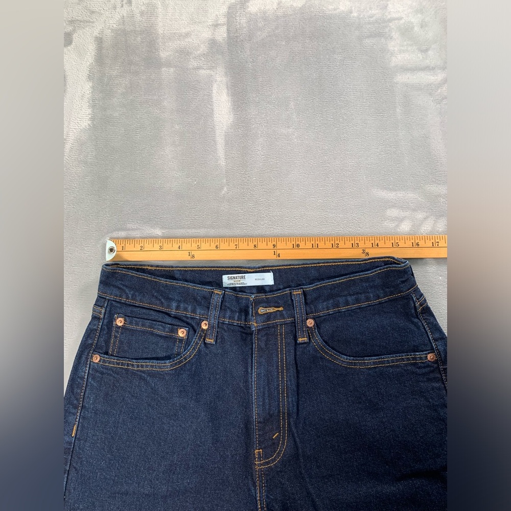 Levi's Dark Indigo Straight Jeans - Picture 11 of 16